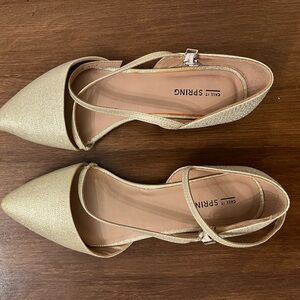 Call It Spring Gold Sandals